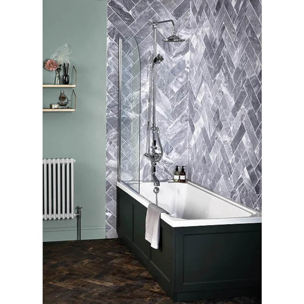 Bayswater Bathurst Single - Gloss White