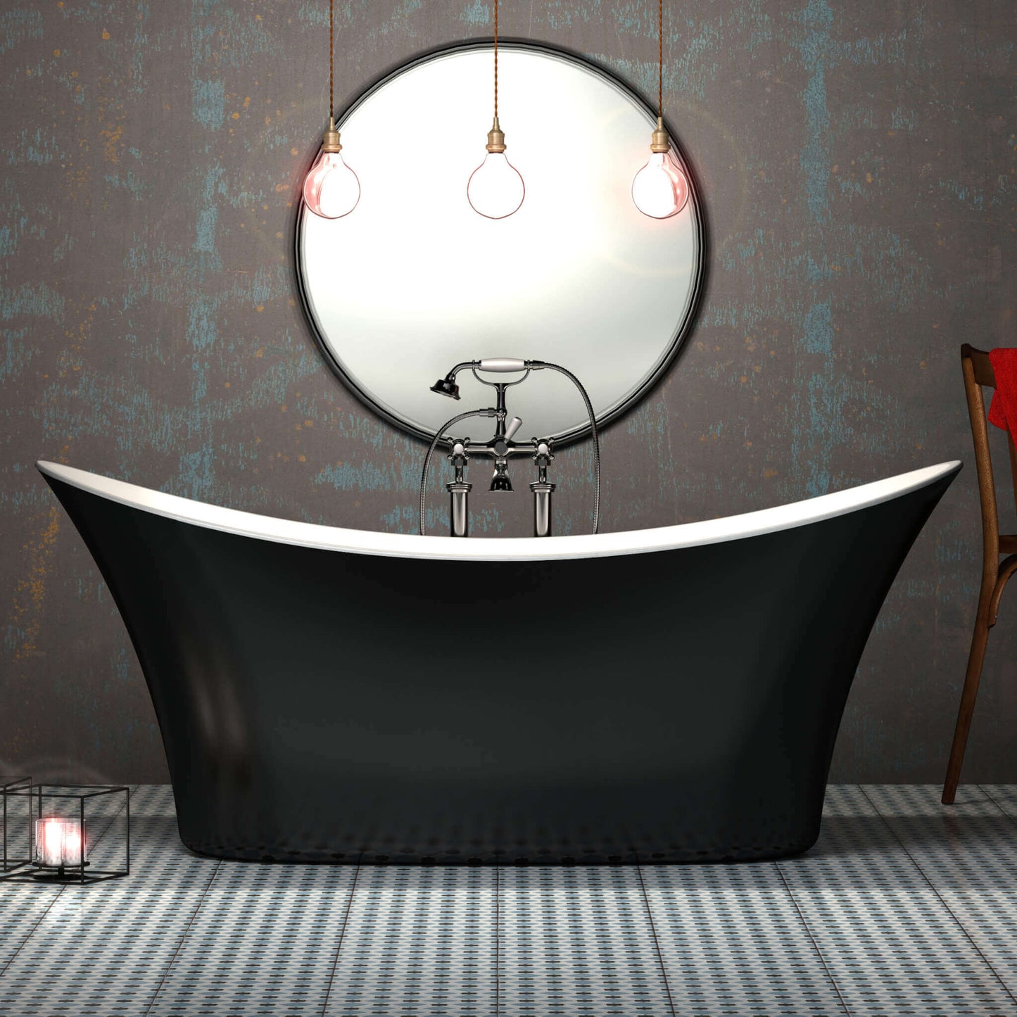Charlotte Edwards Bathtubs Black Harrow - Gloss Black