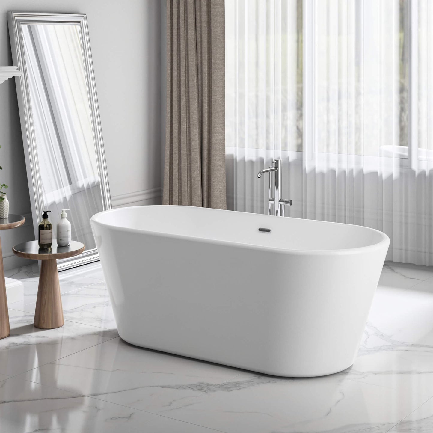 Charlotte Edwards Bathtubs Grosvenor - Gloss White