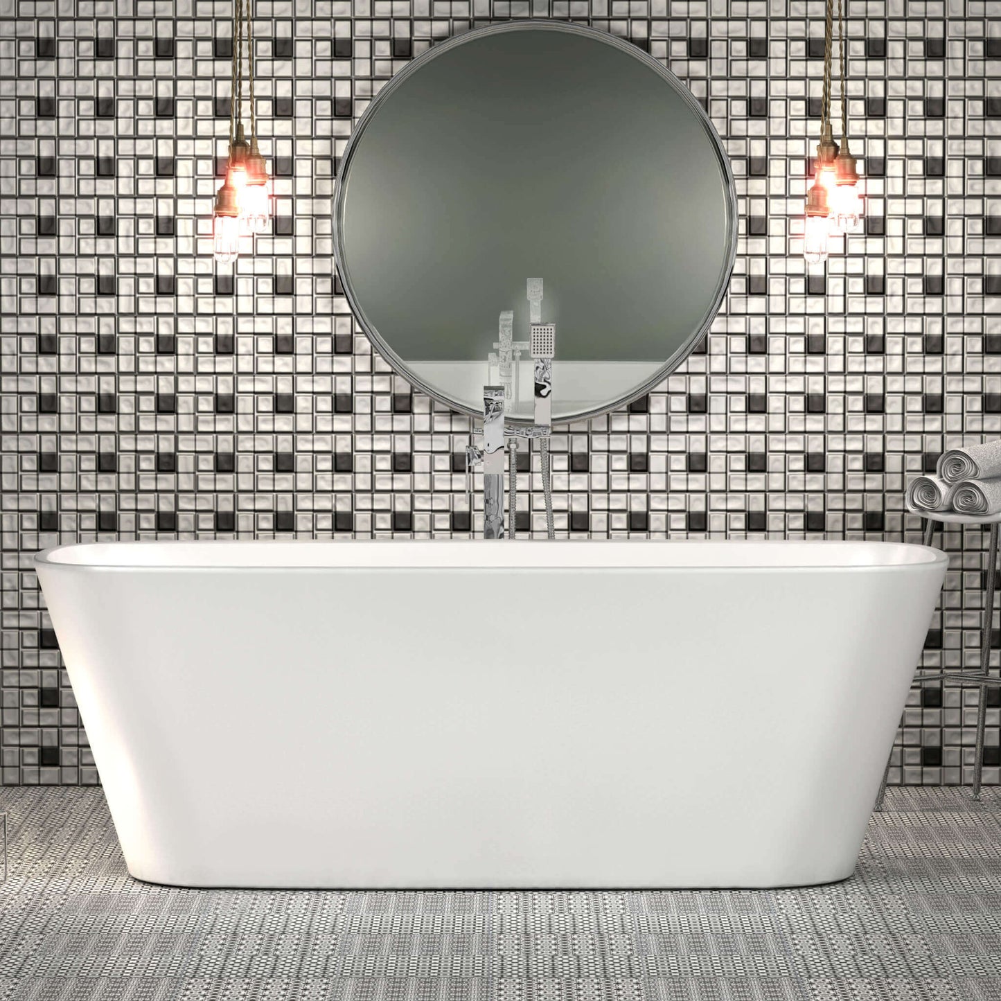 Charlotte Edwards Bathtubs Mimas - Gloss White