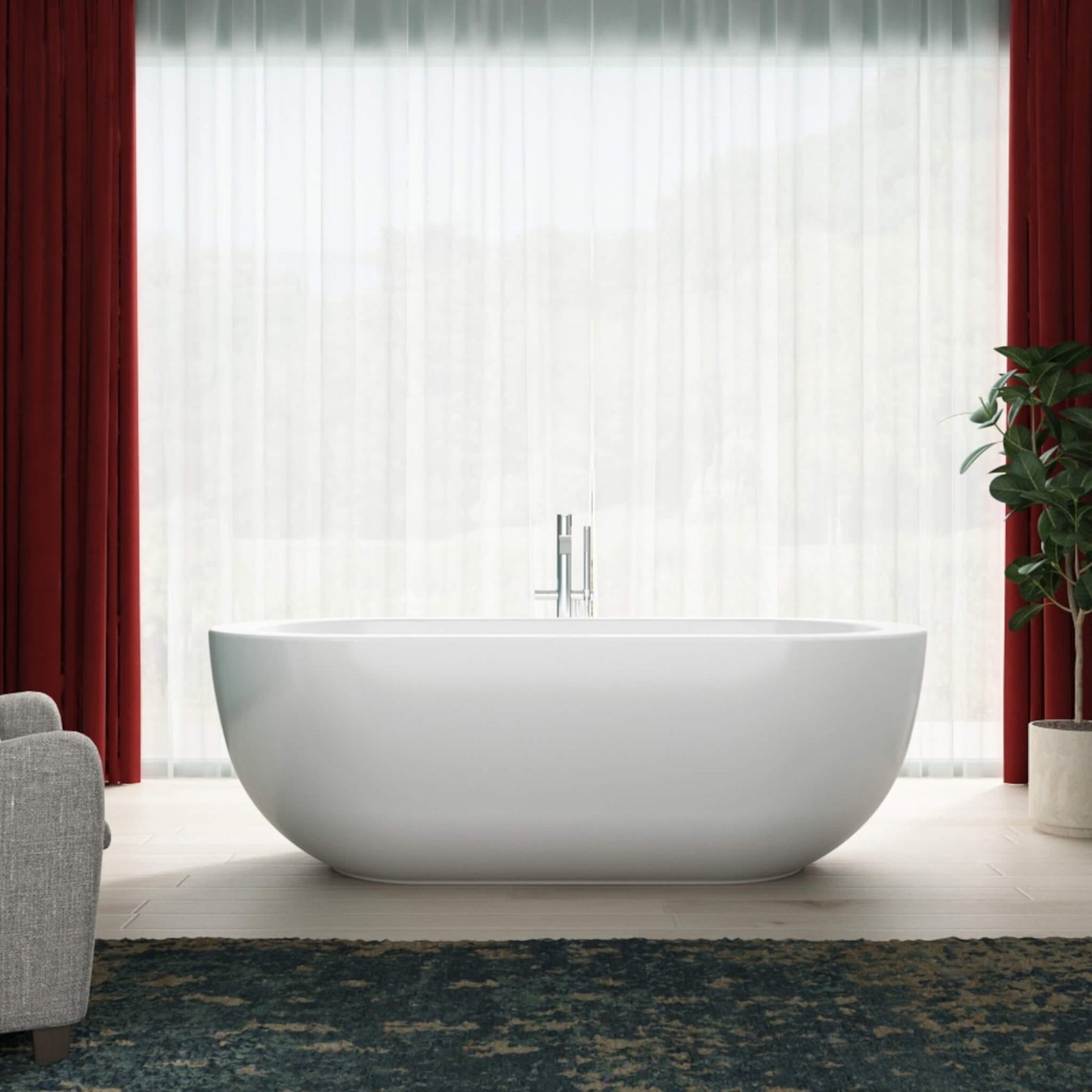 Charlotte Edwards Bathtubs Olympia - Gloss White