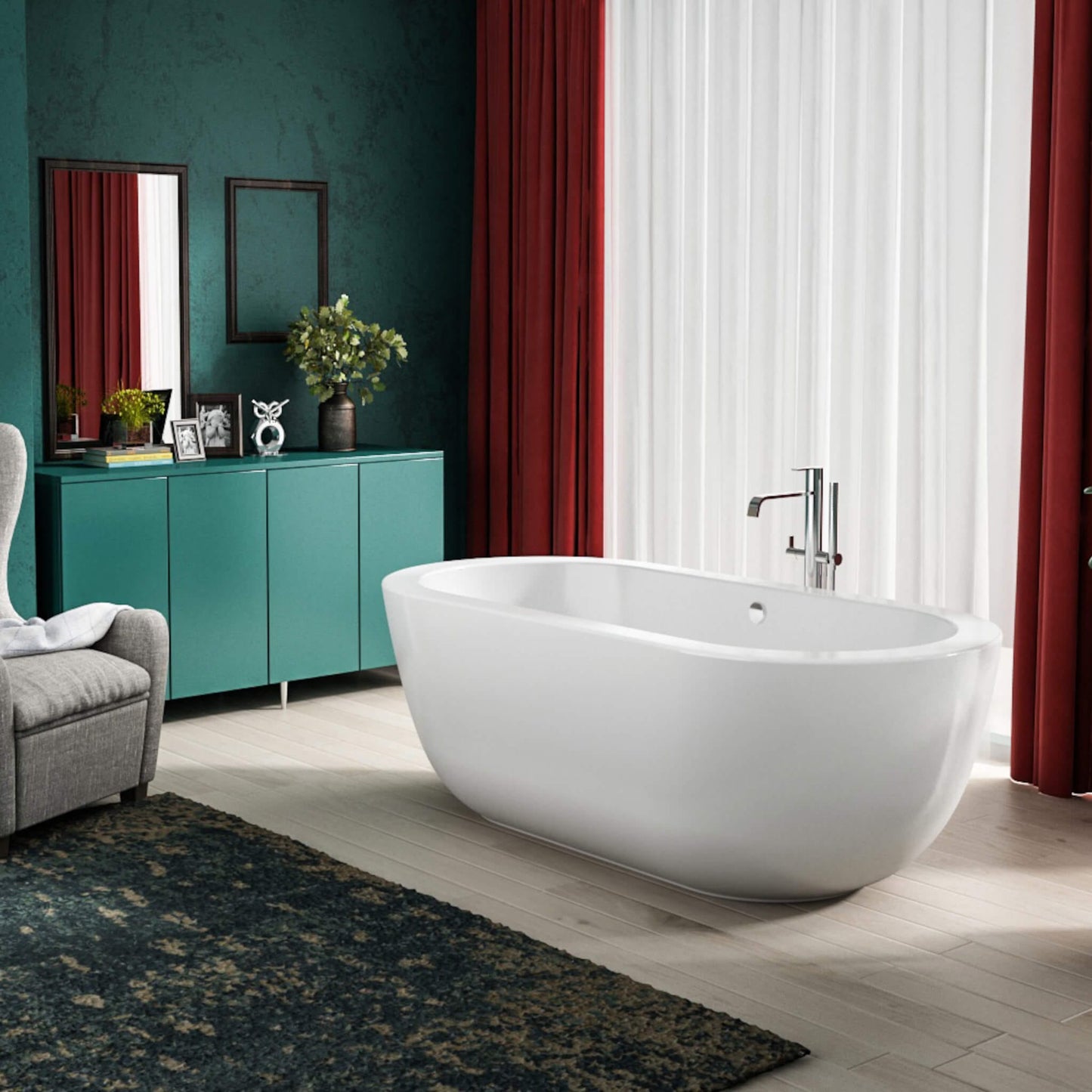 Charlotte Edwards Bathtubs Olympia - Gloss White
