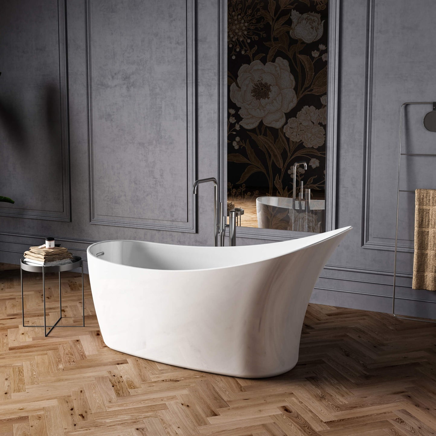 Charlotte Edwards Bathtubs Portobello - Gloss White