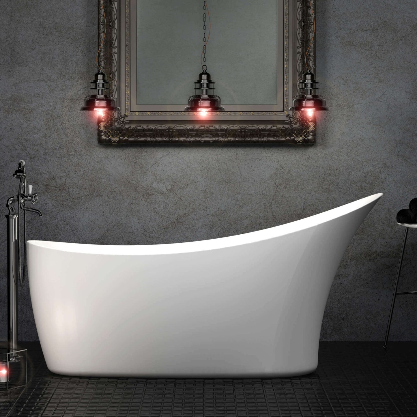 Charlotte Edwards Bathtubs Portobello - Gloss White
