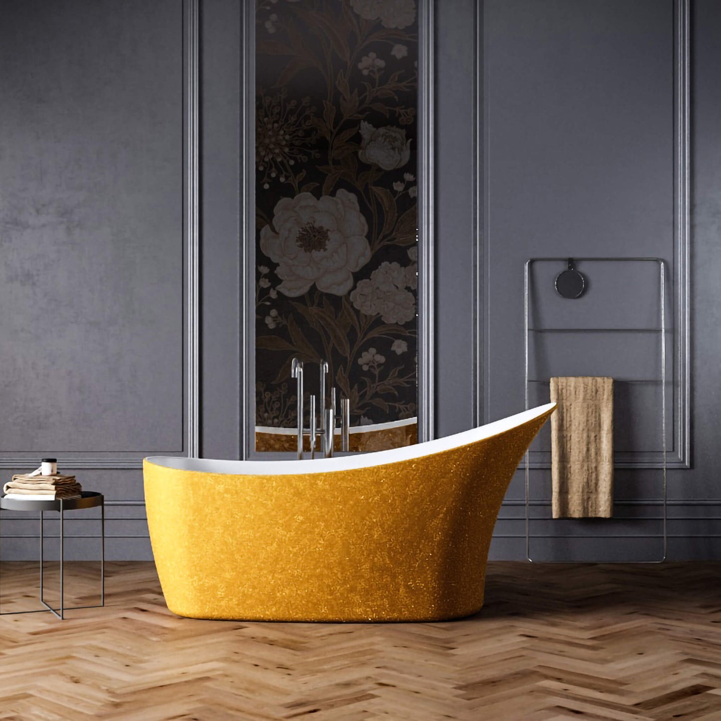 Charlotte Edwards Bathtubs Portobello - Sparkling Gold