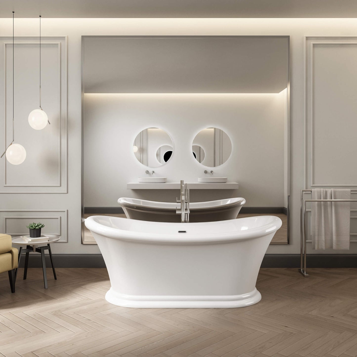 Charlotte Edwards Bathtubs Purley - Gloss White