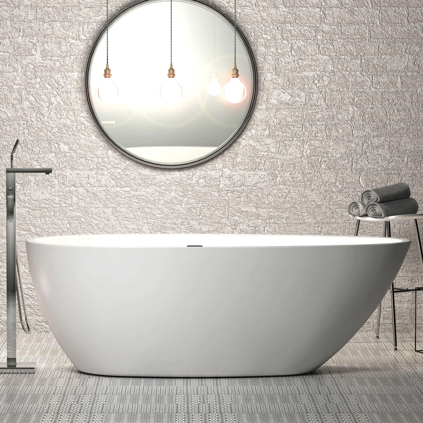 Charlotte Edwards Bathtubs Ruby - Gloss White