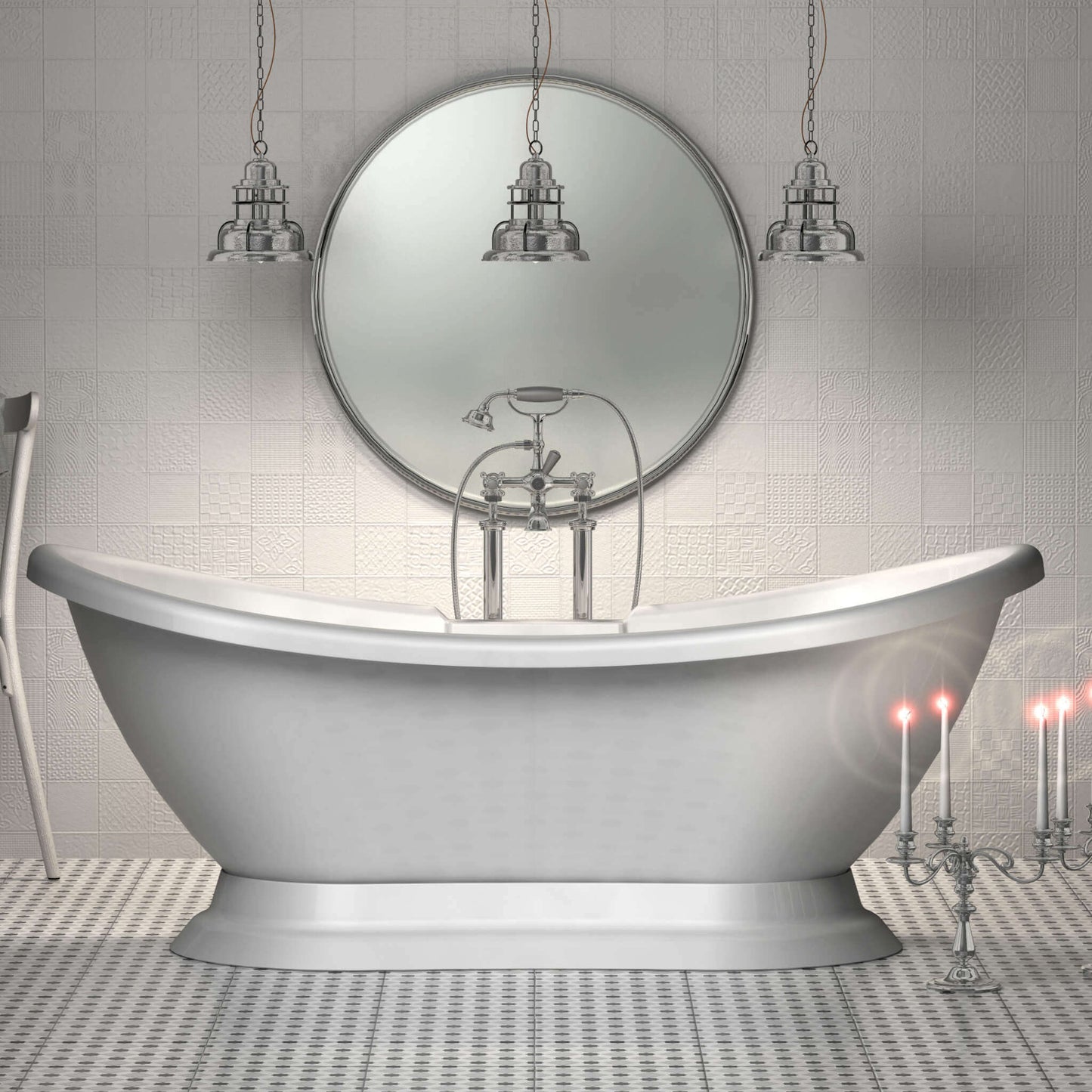 Charlotte Edwards Bathtubs Trafalgar - Gloss White