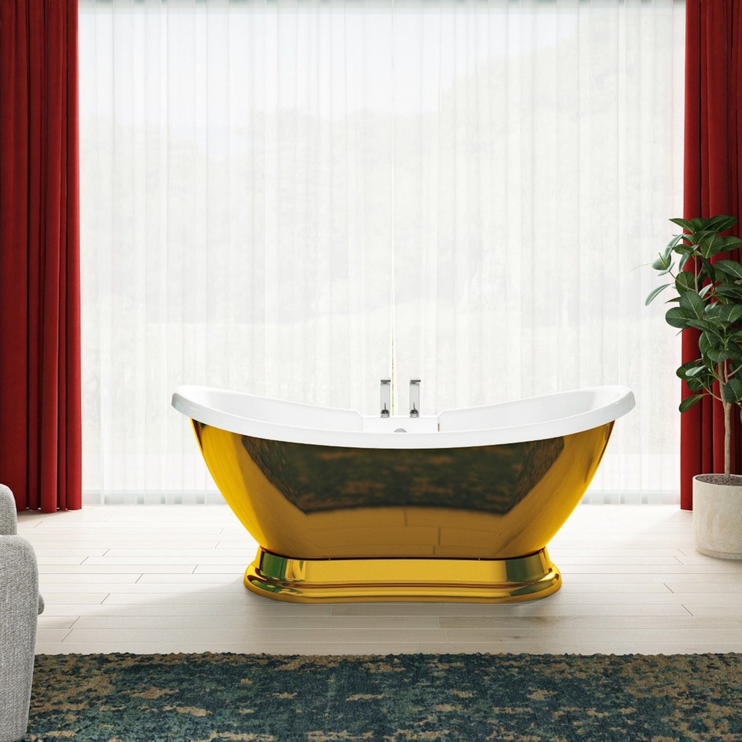 Charlotte Edwards Bathtubs Trafalgar - Gold