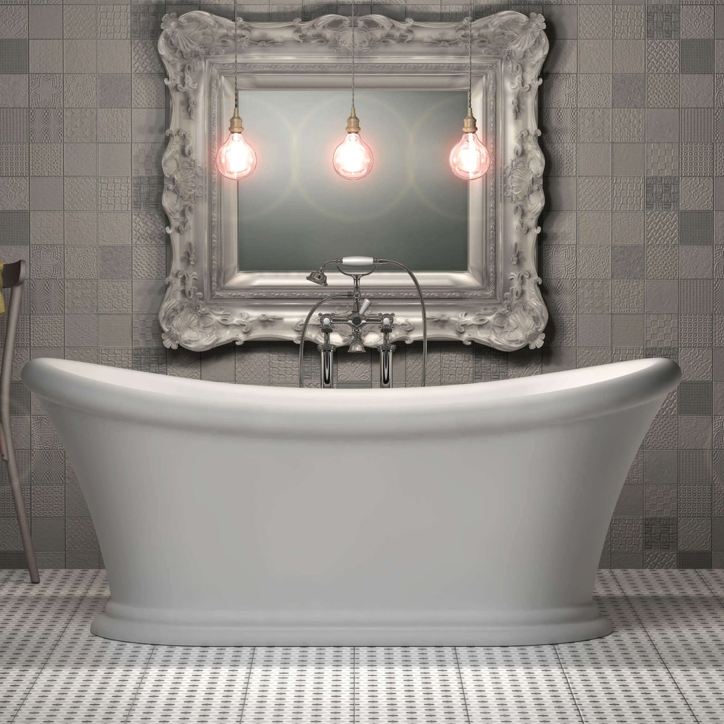 Charlotte Edwards Bathtubs White Purley - Gloss White