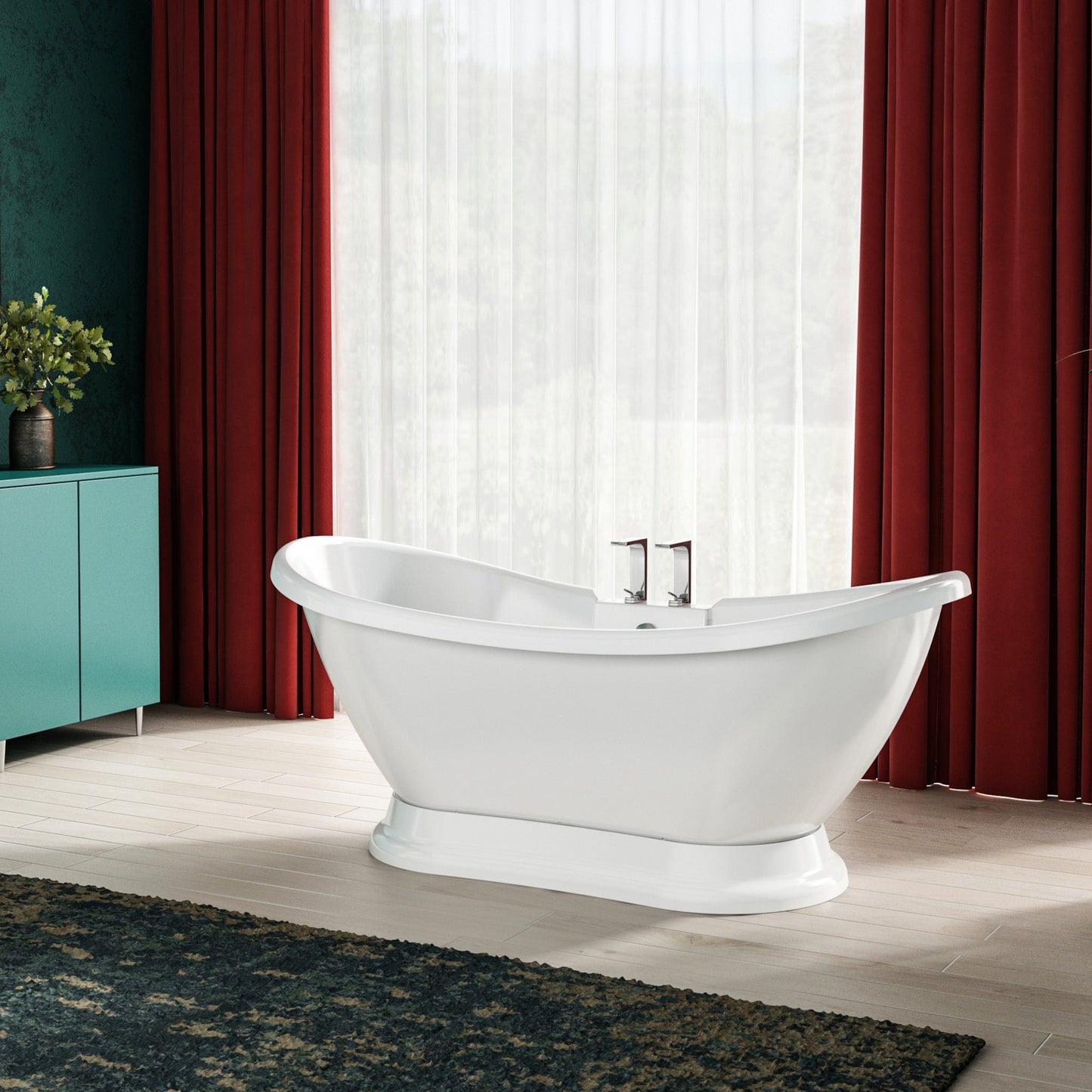 Charlotte Edwards Bathtubs White Trafalgar - Gloss White