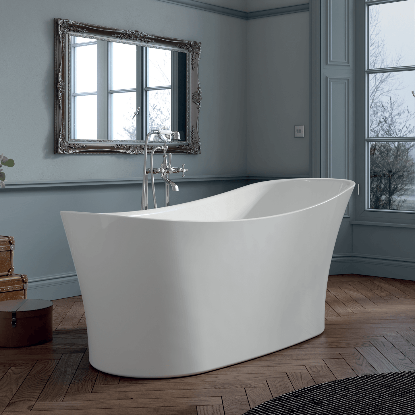 Royce Morgan Ebony - Gloss White