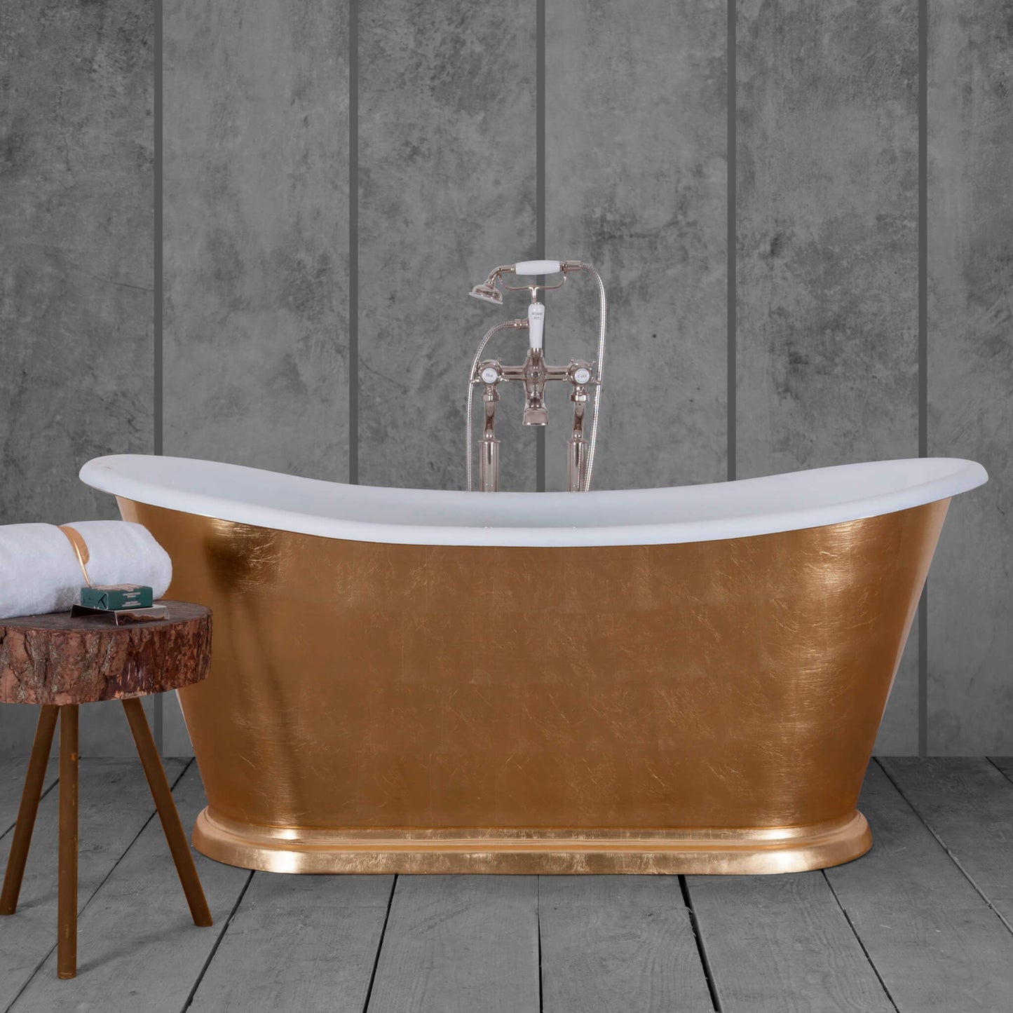 Hurlingham Bathtubs Black Caravel Bateau