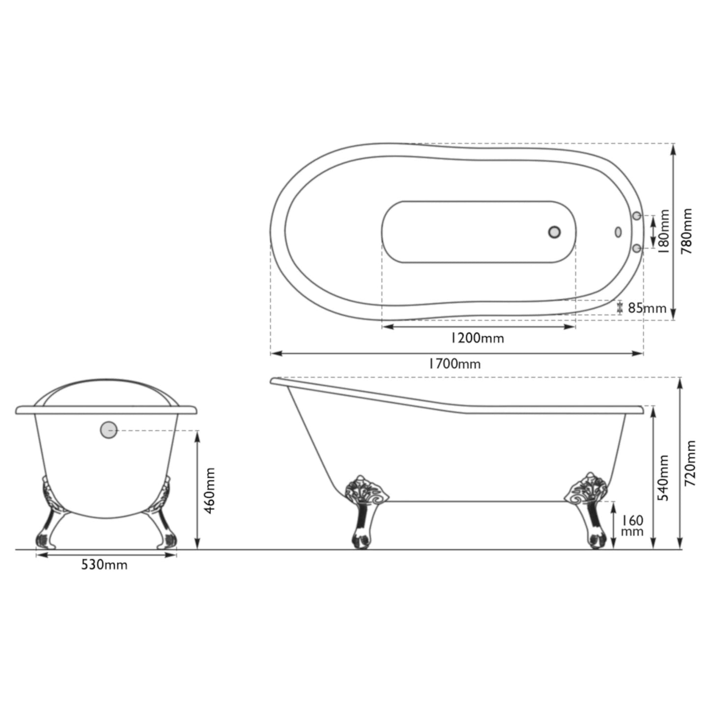 Hurlingham Bathtubs Marlowe