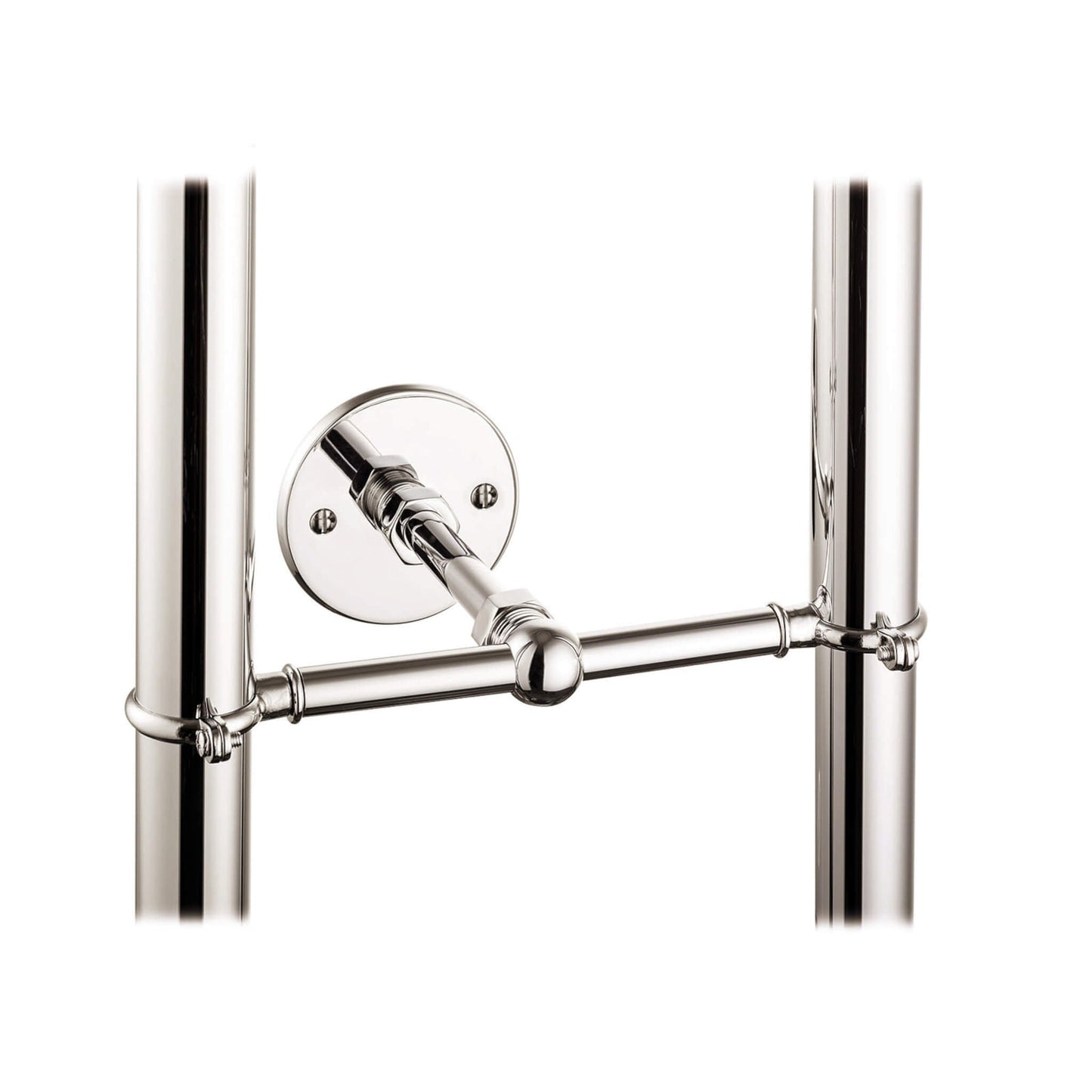 Hurlingham Nickel Stand Pipe Support Bracket