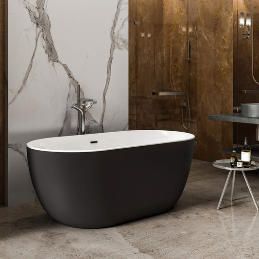 Charlotte Edwards Bathtubs 1500 X 780 X 600 mm Mayfair - Matt Black