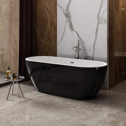 Charlotte Edwards Bathtubs 1690 X 730 X 600 mm Belgravia - Gloss Black