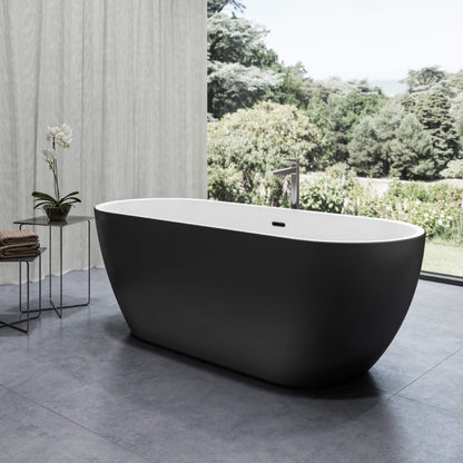 Charlotte Edwards Bathtubs 1700 X 670 X 600 mm Belgravia - Matt Black