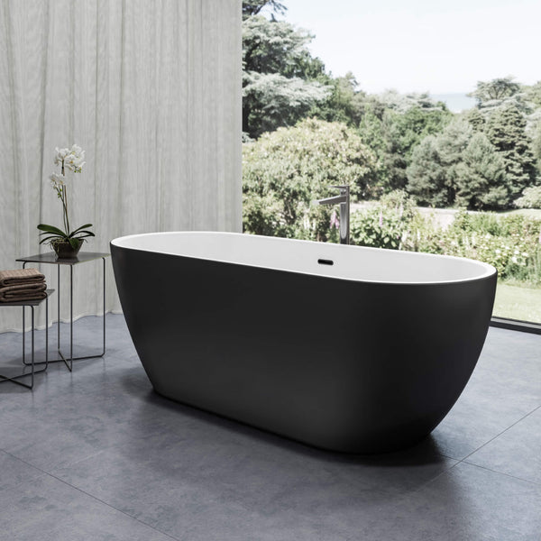 Charlotte Edwards Bathtubs 1700 X 670 X 600 mm Belgravia - Matt Black