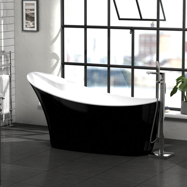 Charlotte Edwards Bathtubs 1720 X 730 X 800 mm Portobello - Gloss Black