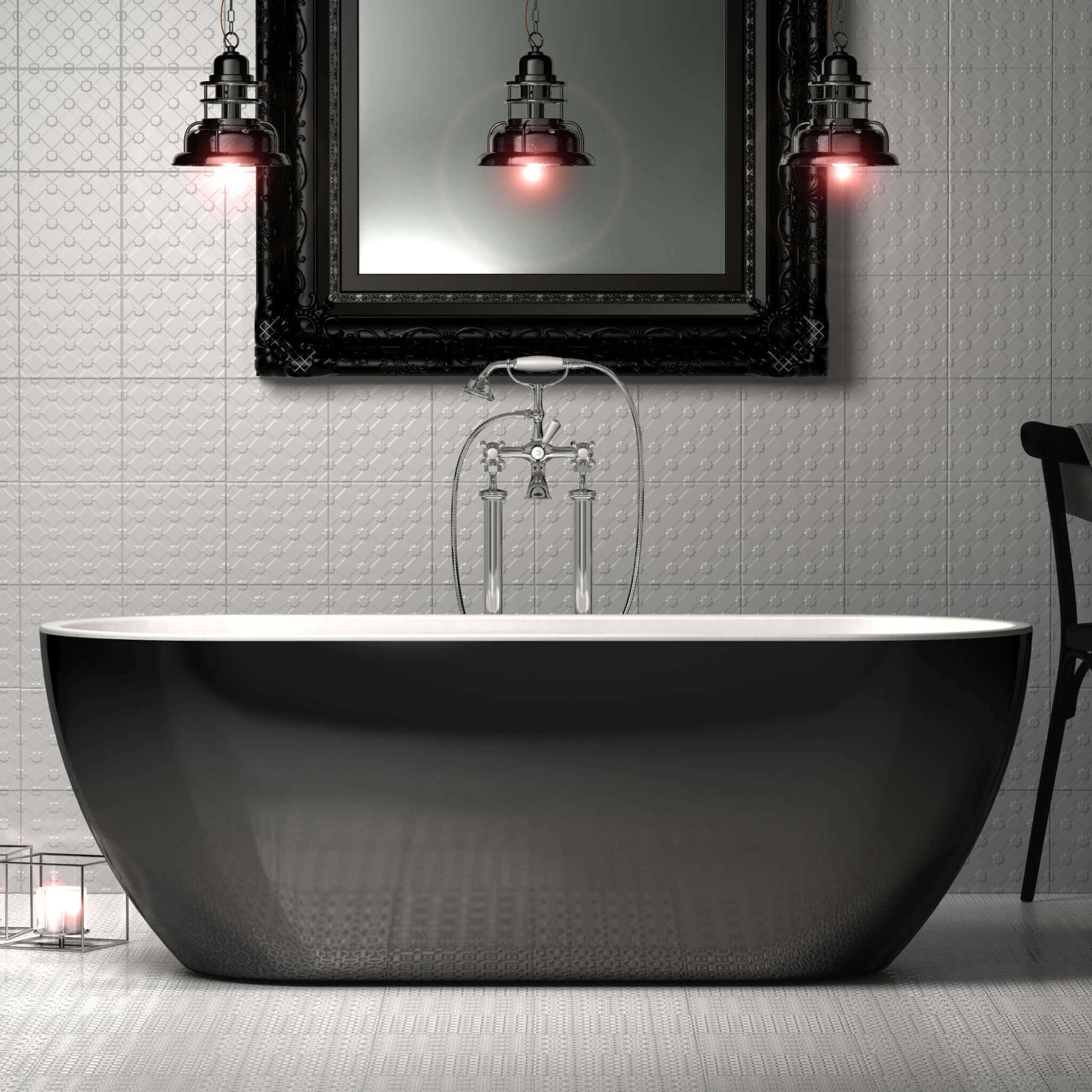 Charlotte Edwards Bathtubs Belgravia - Gloss Black
