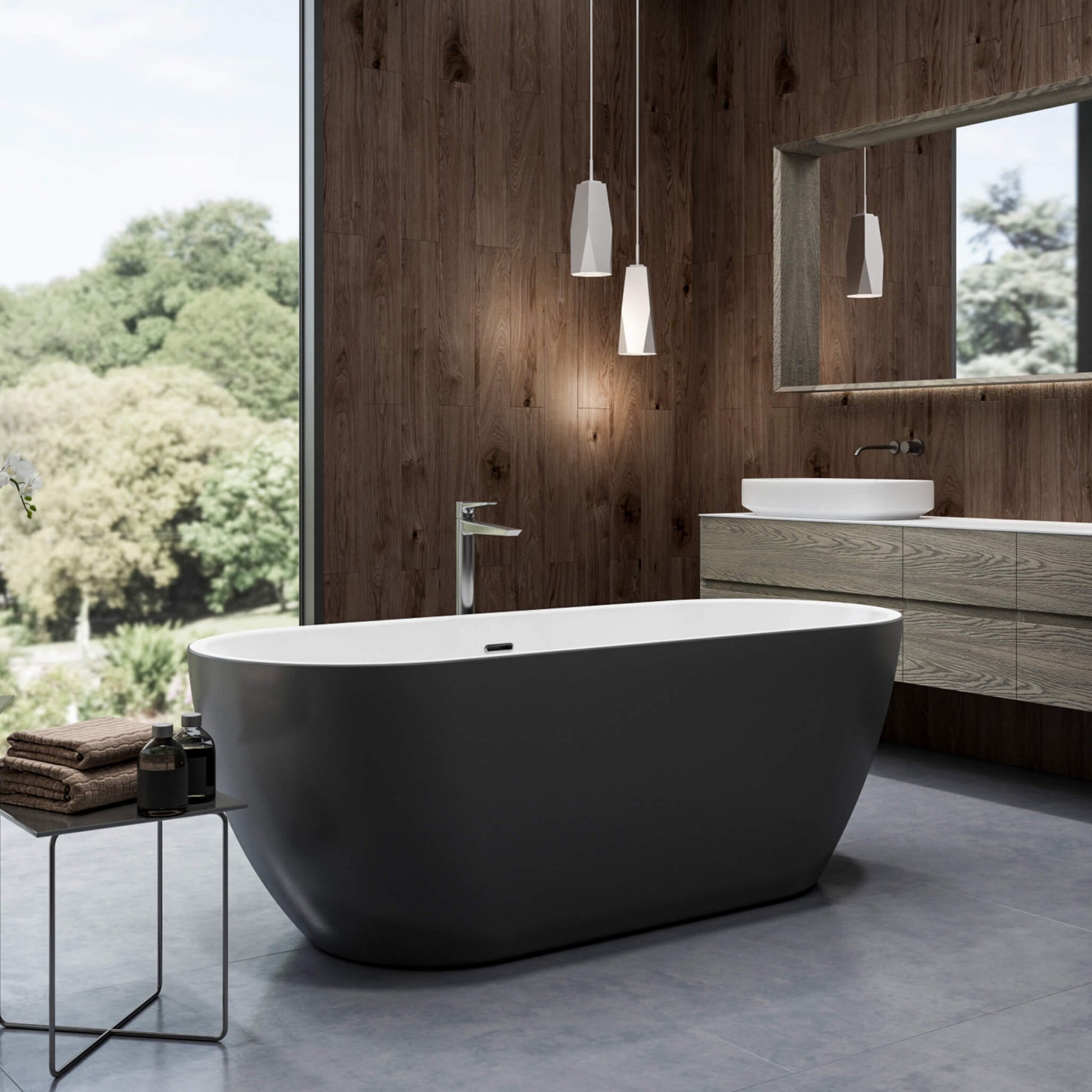Charlotte Edwards Bathtubs Belgravia - Matt Black