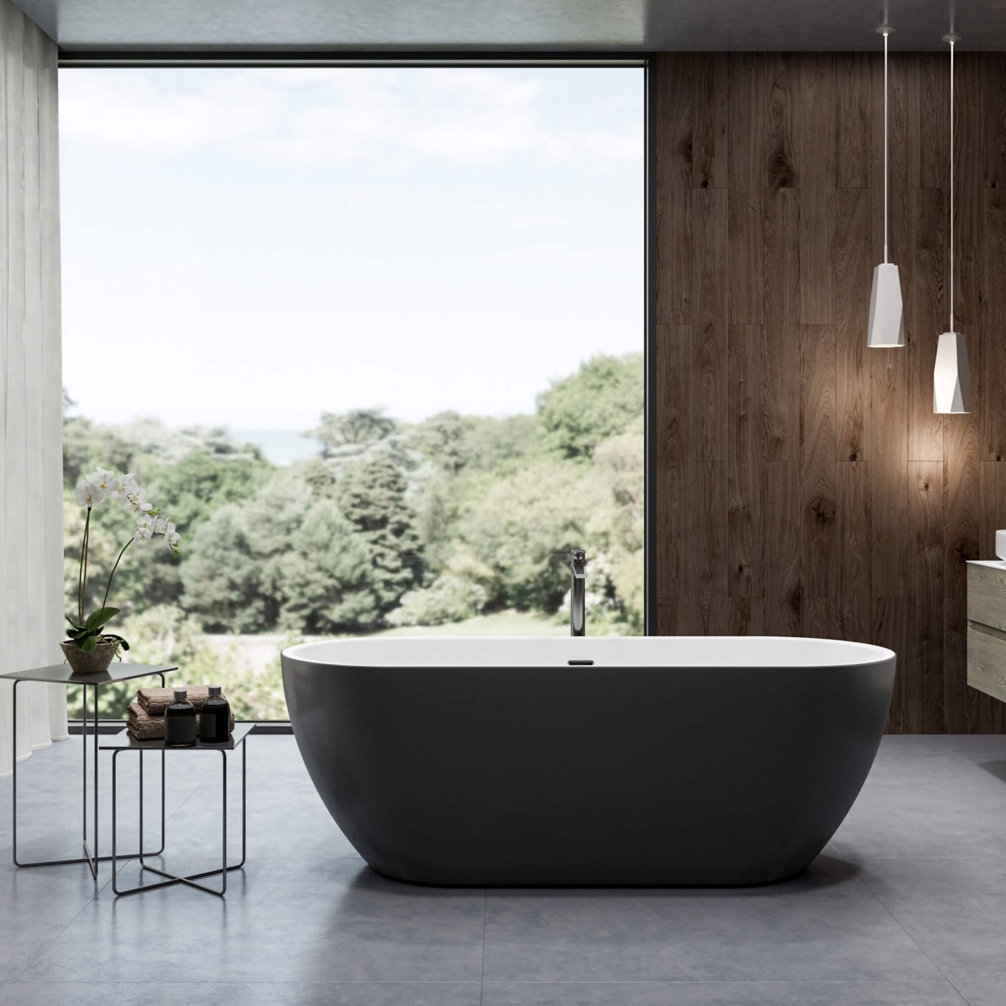 Charlotte Edwards Bathtubs Belgravia - Matt Black