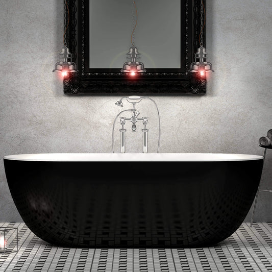 Charlotte Edwards Bathtubs Black Mayfair - Gloss Black