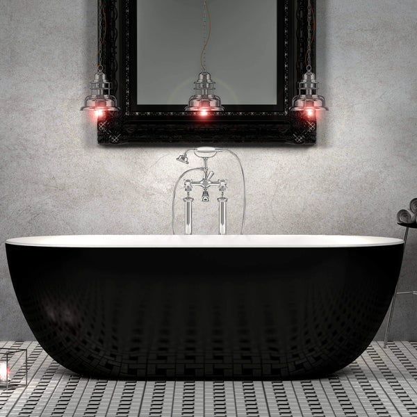 Charlotte Edwards Bathtubs Black Mayfair - Gloss Black