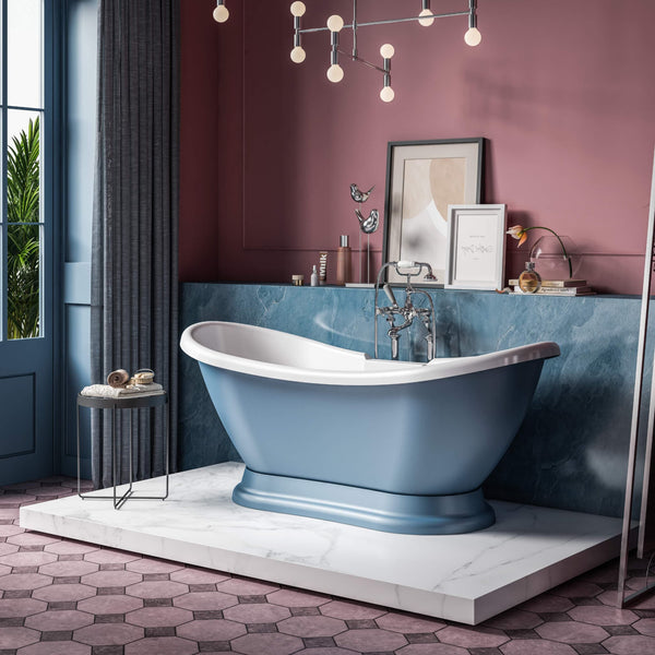 Charlotte Edwards Bathtubs Blue Trafalgar - Ultramarine Blue