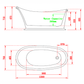 Charlotte Edwards Bathtubs Ersa - Gloss White