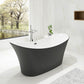 Charlotte Edwards Bathtubs Harrow - Matt Black