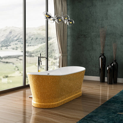 Charlotte Edwards Bathtubs Jupiter - Sparkling Gold