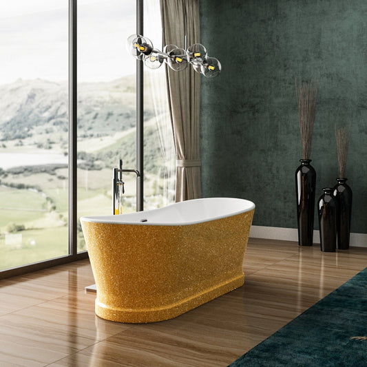 Charlotte Edwards Bathtubs Jupiter - Sparkling Gold