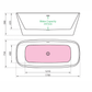Charlotte Edwards Bathtubs Mimas - Gloss White