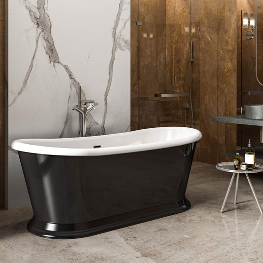 Charlotte Edwards Bathtubs Rosemary - Gloss Black