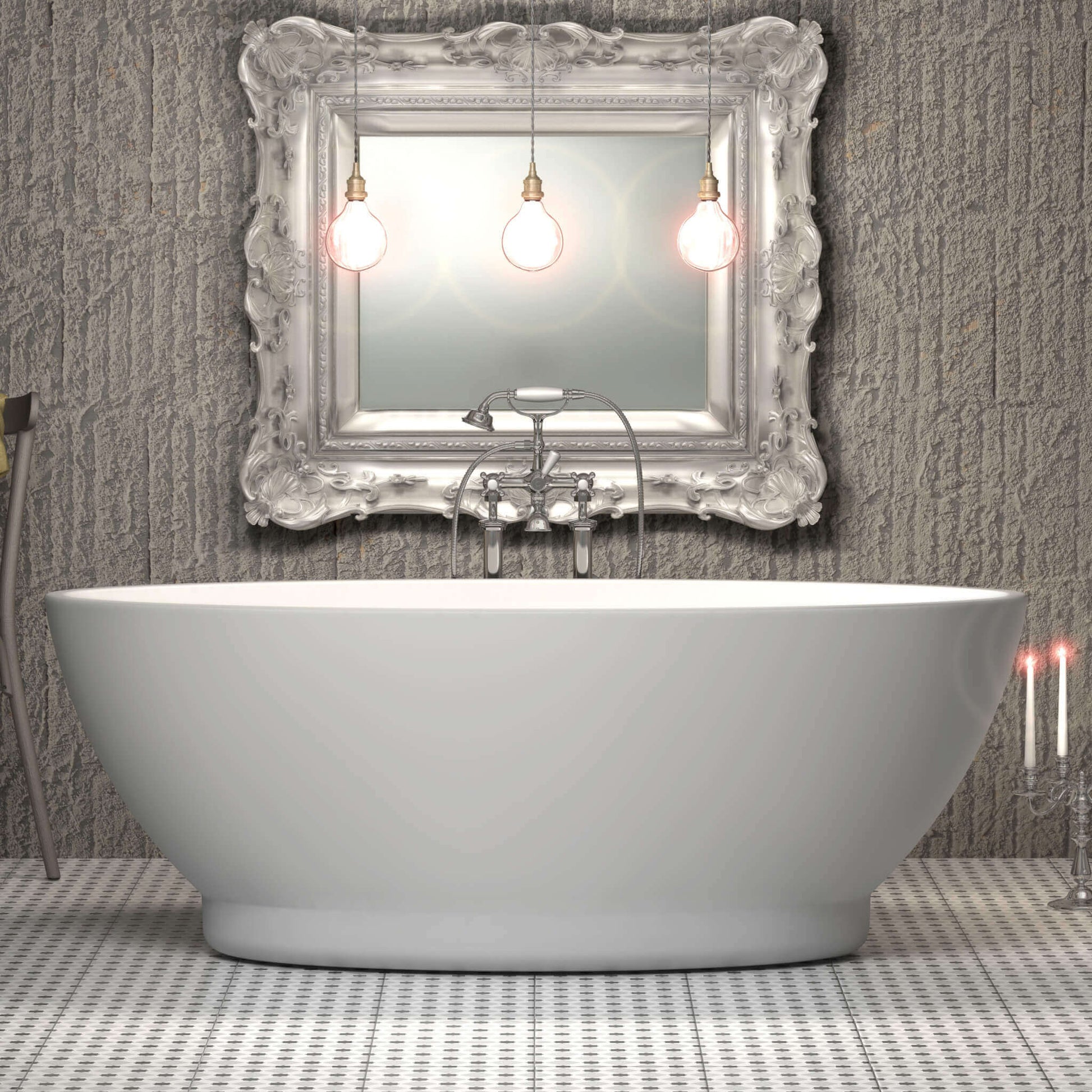 Charlotte Edwards Bathtubs Shard - Gloss White