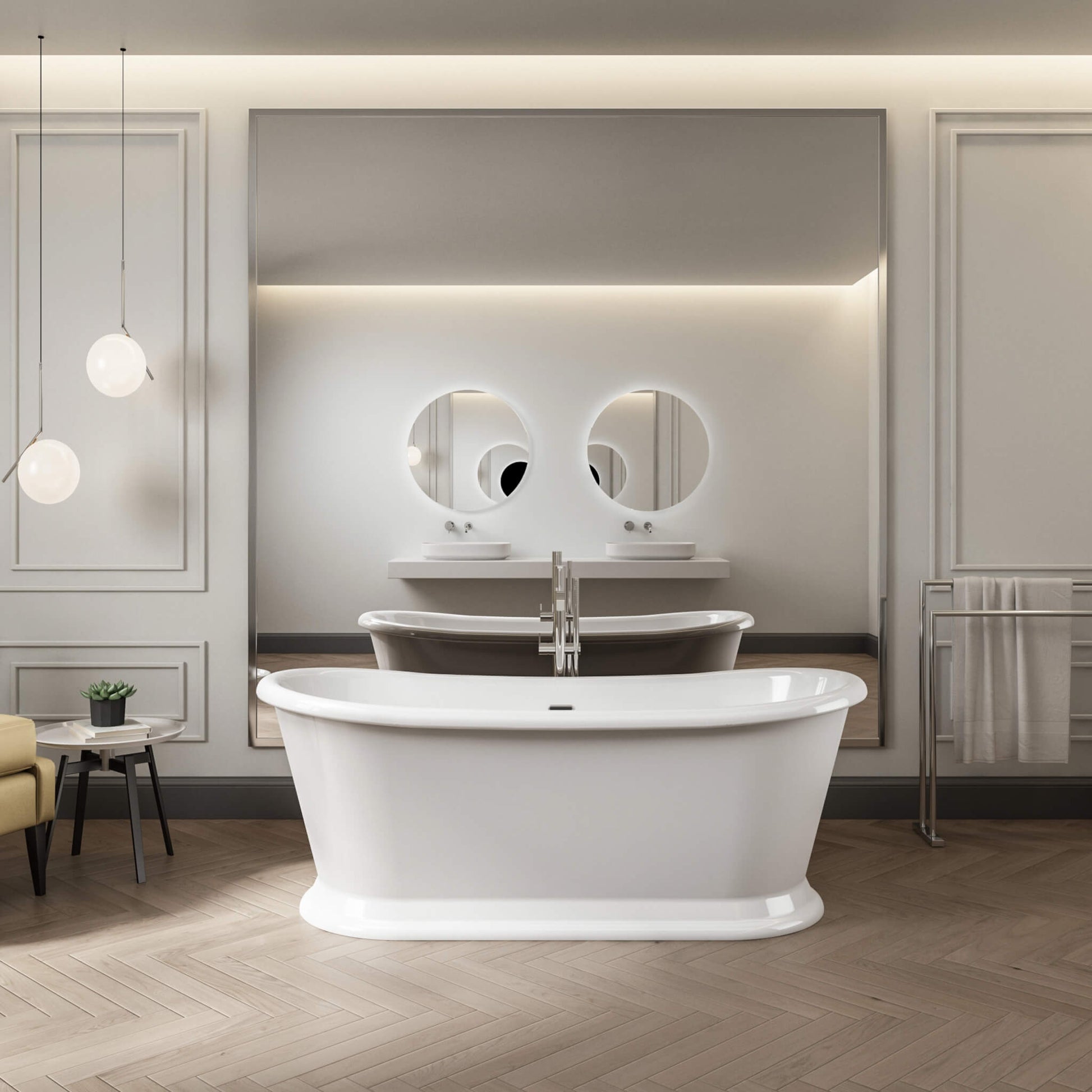 Charlotte Edwards Bathtubs White Rosemary - Gloss White