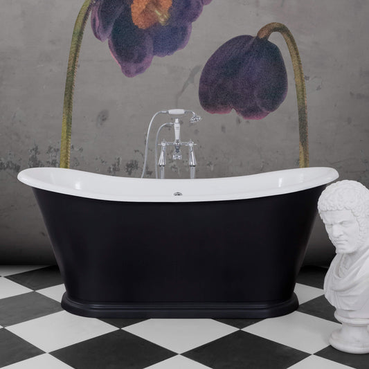 Hurlingham Bathtubs Black Caravel Bateau