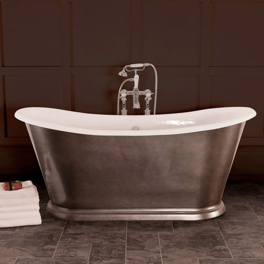 Hurlingham Bathtubs Black Caravel Bateau