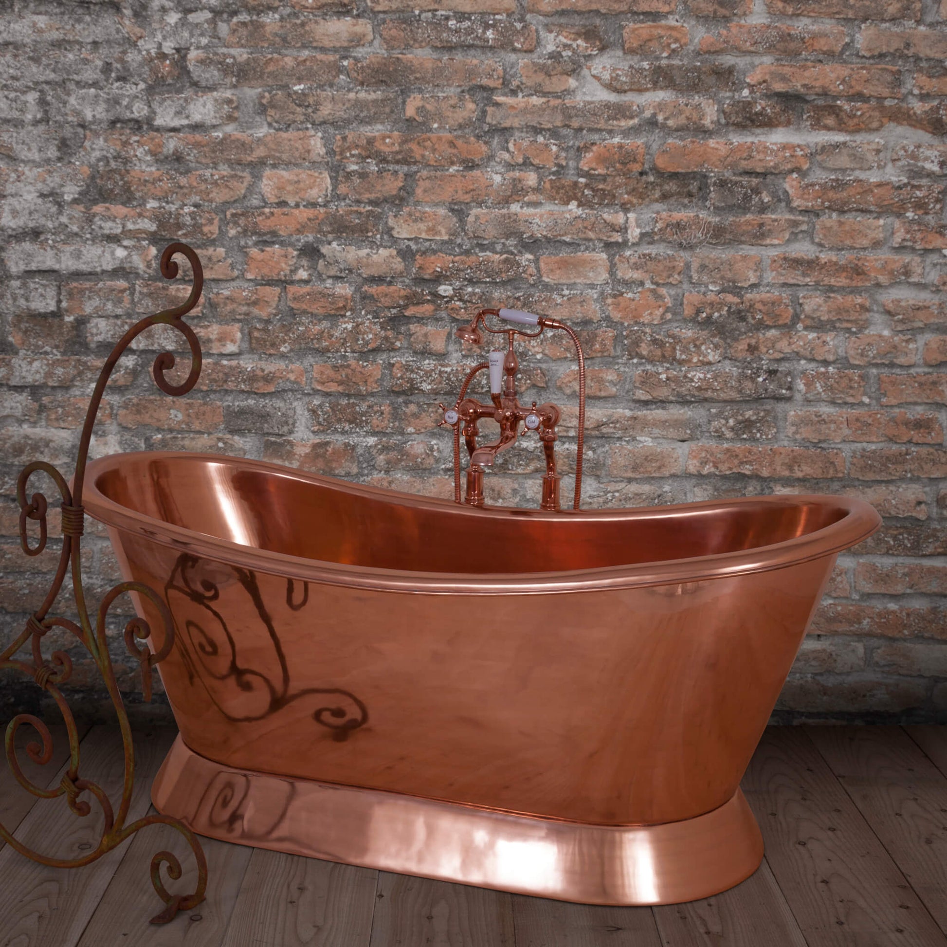 Hurlingham Bathtubs Copper Copper Bateau