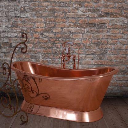 Hurlingham Bathtubs Copper Copper Bateau