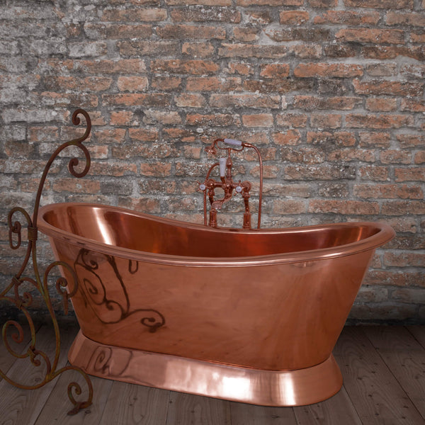 Hurlingham Bathtubs Copper Copper Bateau