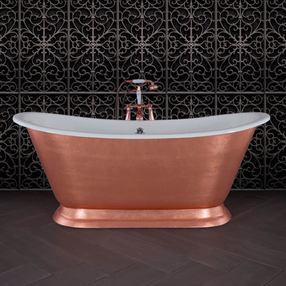 Hurlingham Bathtubs Copper Galleon - Copper Leaf