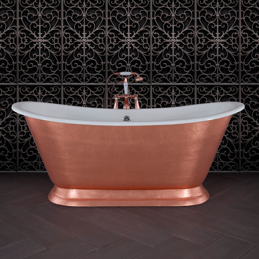 Hurlingham Bathtubs Copper Galleon - Copper Leaf