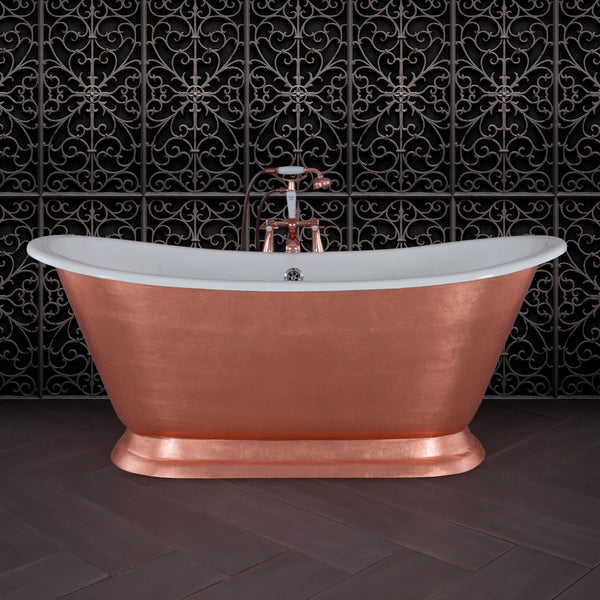 Hurlingham Bathtubs Copper Galleon - Copper Leaf