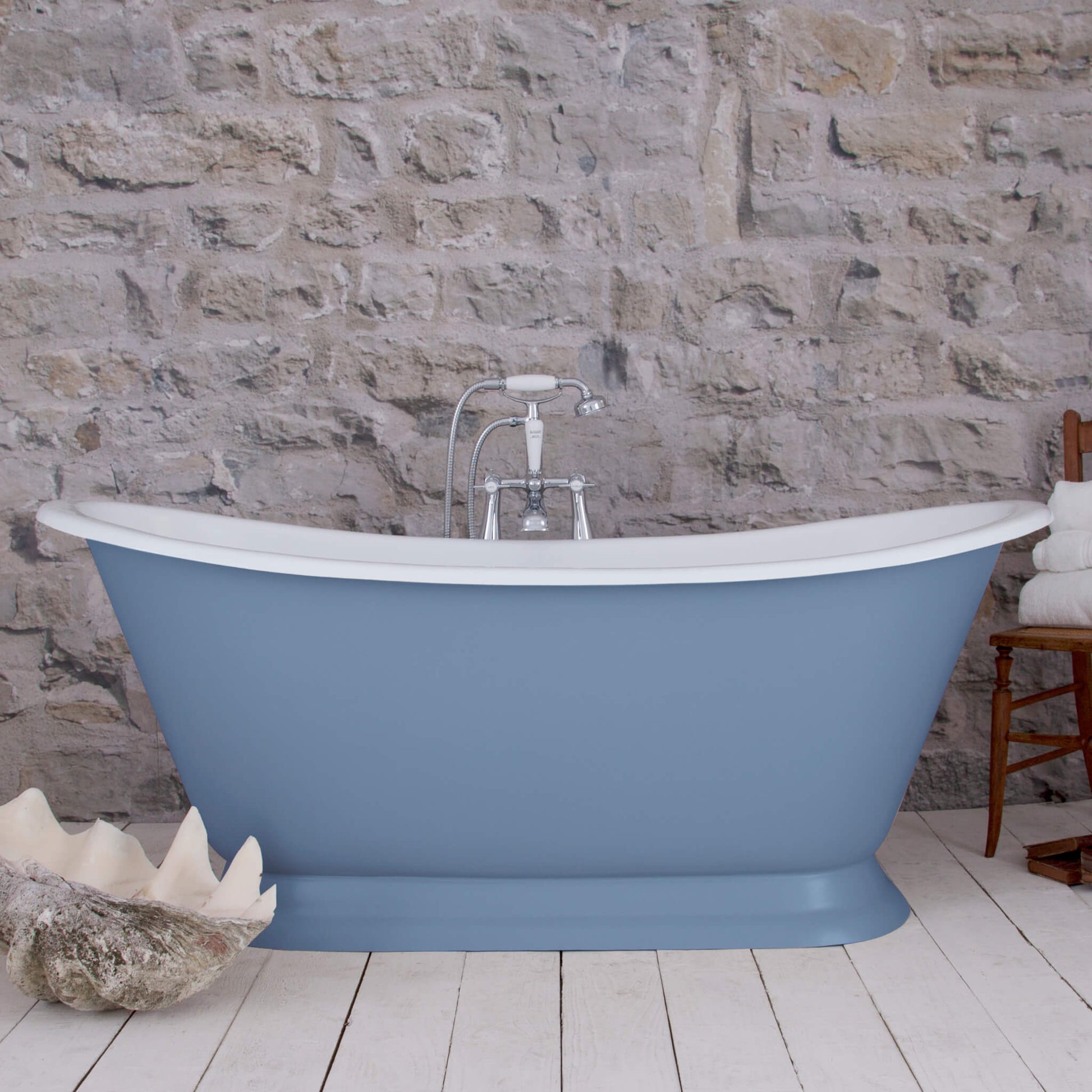 Hurlingham Bathtubs Galleon - Drawing Room Blue