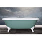 Hurlingham Bathtubs Green / White / With Dryden - Drawing Room Blue