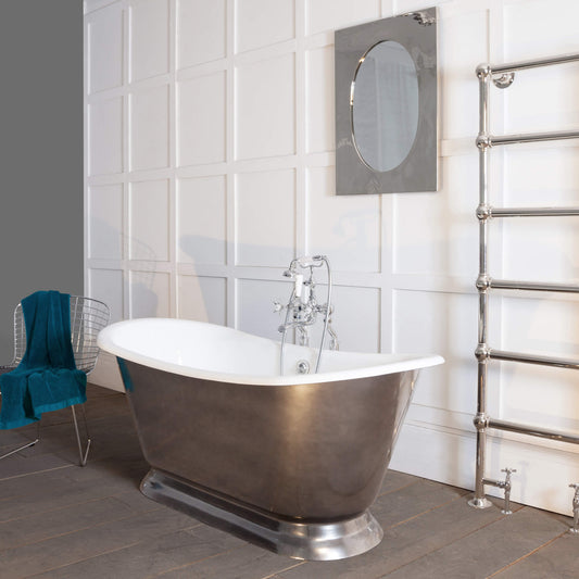 Hurlingham Bathtubs Grey Galleon - Pewter Lustre