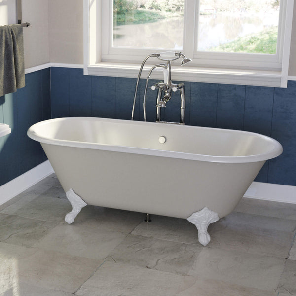 Hurlingham Bathtubs Grey / White / With Dryden - Clunch